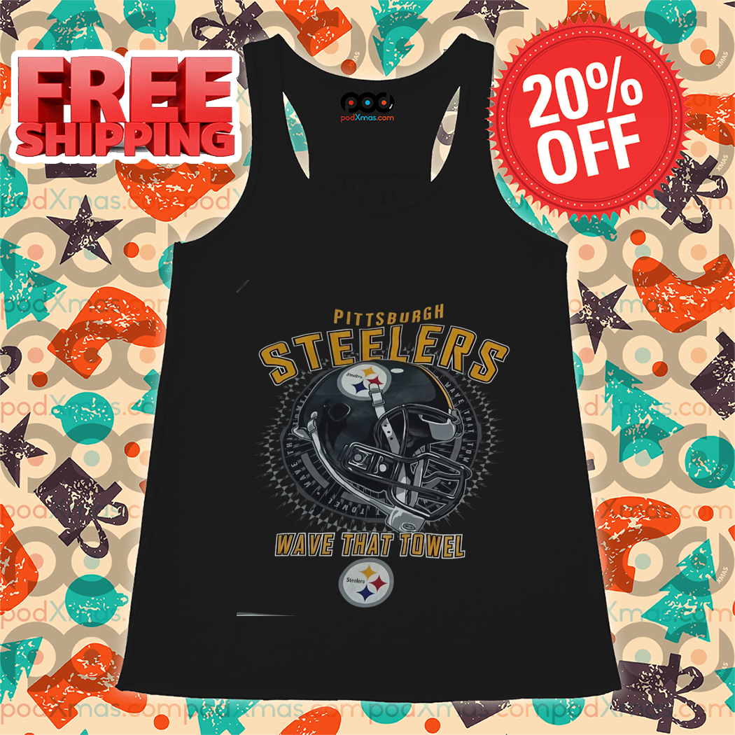 Basketball Helmet Pittsburgh Steelers Wave The Towel NFL 2024 Shirt