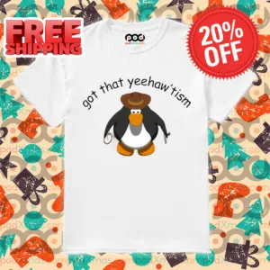 Penguin Cowboy Got That Yeehaw'tism 2024 Shirt