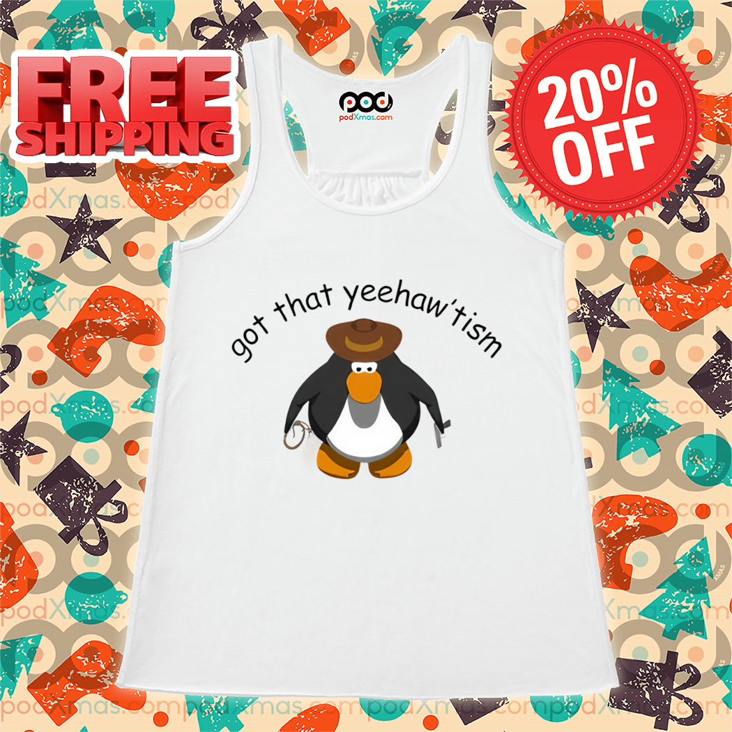 Penguin Cowboy Got That Yeehaw'tism 2024 Shirt