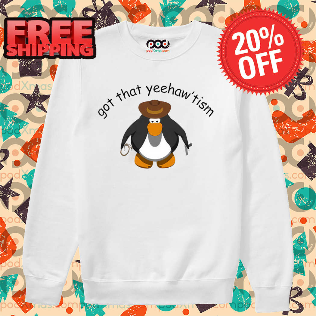 Penguin Cowboy Got That Yeehaw'tism 2024 Shirt