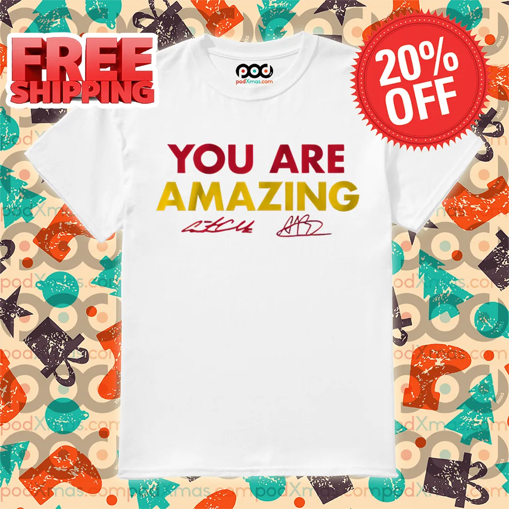 Caitlin Clark and Aliyah Boston You Are Amazing Signature Shirt