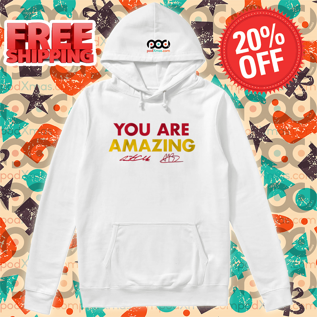 Caitlin Clark and Aliyah Boston You Are Amazing Signature Shirt