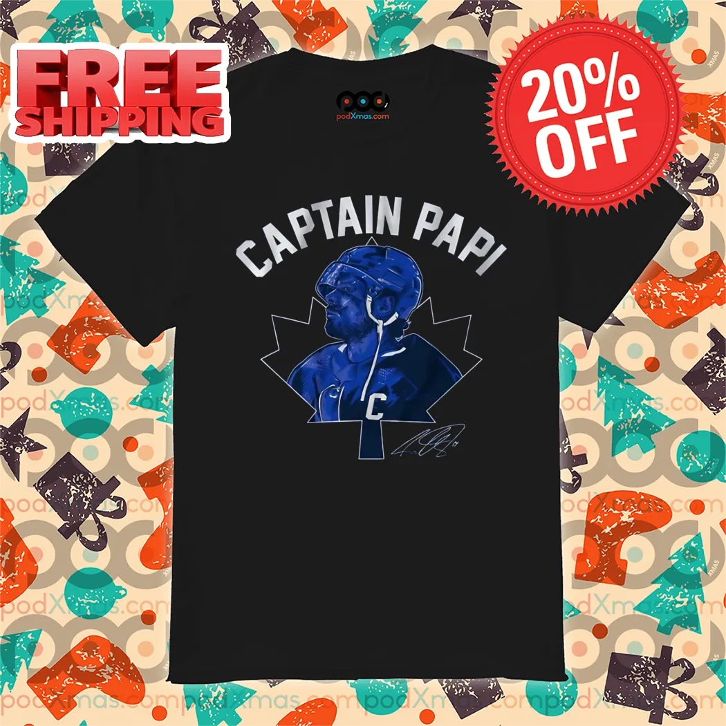Auston Matthews Captain Papi Toronto Maple Leafs Signature 2024 Shirt