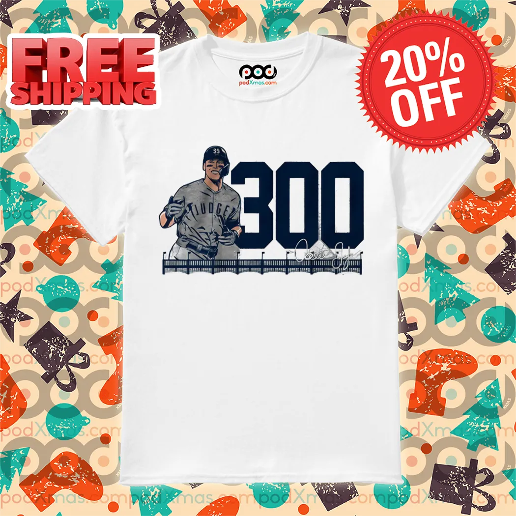 Aaron Judge 300 New York Yankees Signature 2024 Shirt