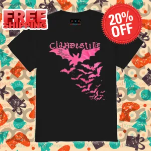 Pink Bat Clandestine Halloween 2024 Shirt
