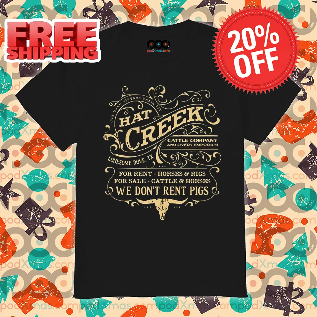 Hat Creek Cattle Company And Livery Emporium Vintage Shirt