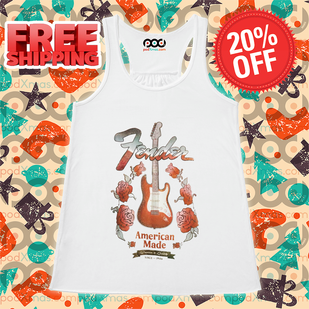 Guitar Roses Fender America Made Vintage 2024 Shirt