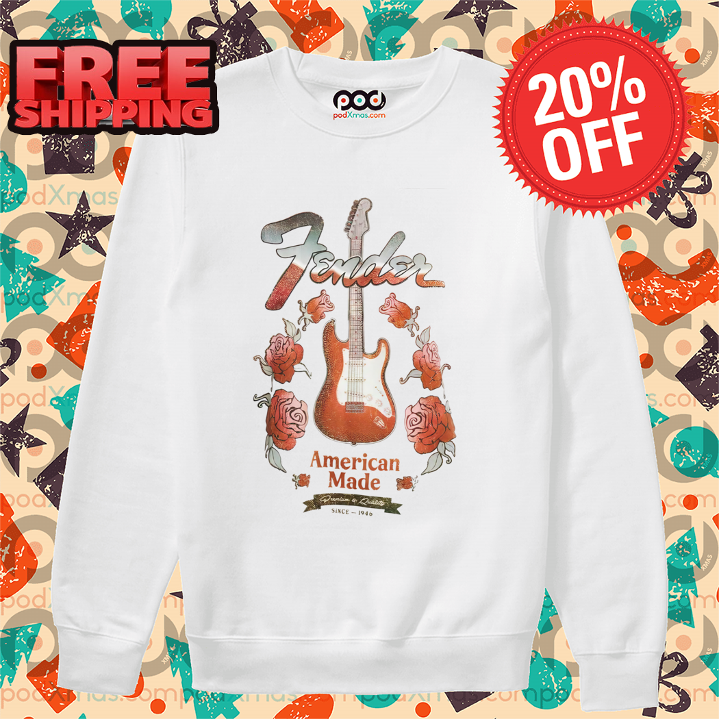 Guitar Roses Fender America Made Vintage 2024 Shirt
