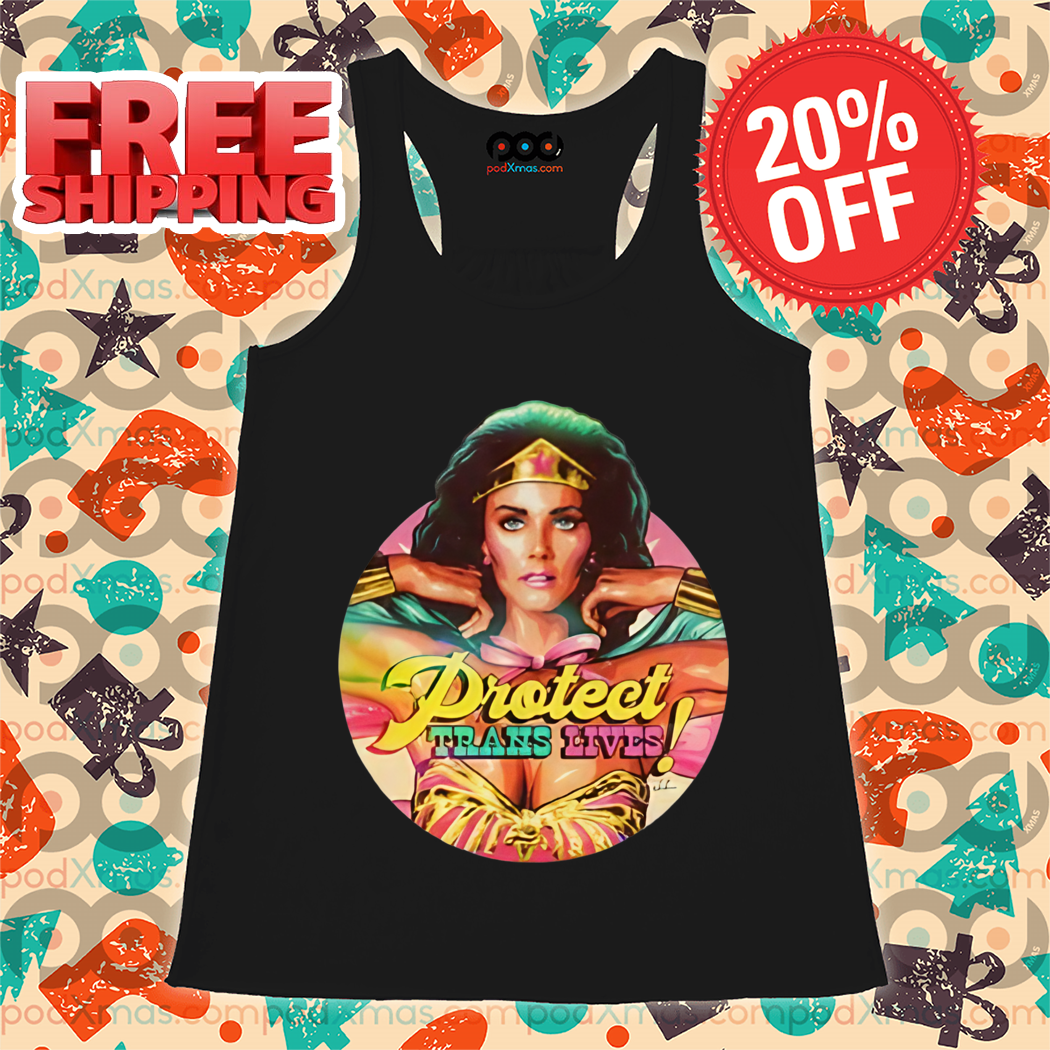 Wonder Woman Lynda Carter Protect Trans Lives Shirt