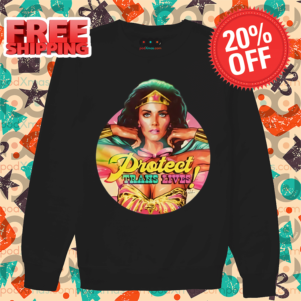 Wonder Woman Lynda Carter Protect Trans Lives Shirt