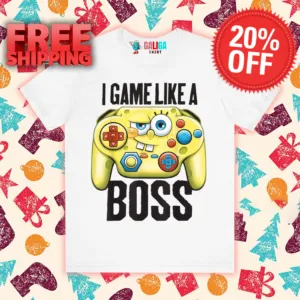 Spongebob Squarepants I Game Like A Boss Shirt