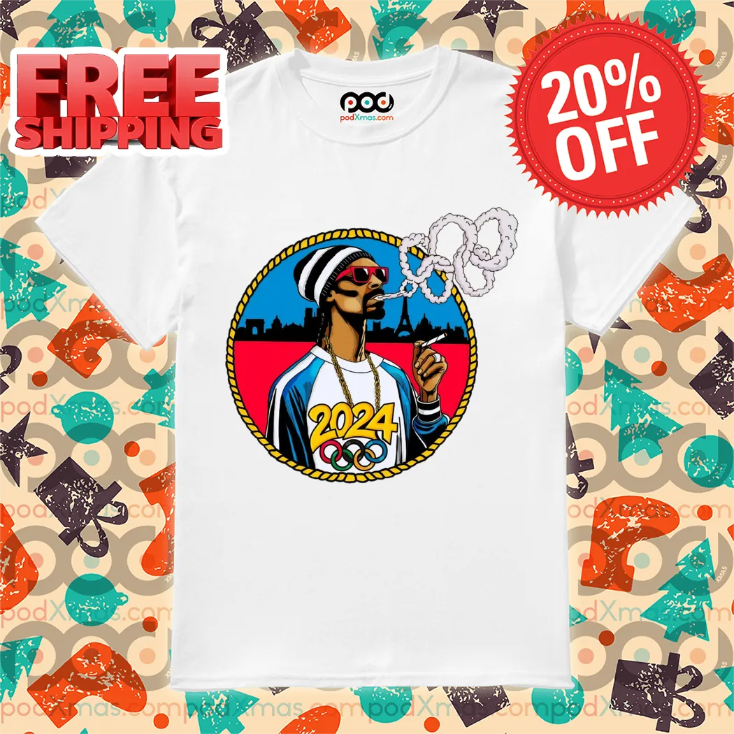 Snoop Dogg At The Olympics 2024 Paris Hold The Biggest Torch Blunt Shirt