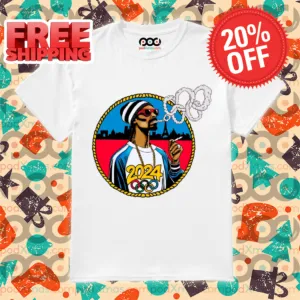 Snoop Dogg At The Olympics 2024 Paris Hold The Biggest Torch Blunt Shirt