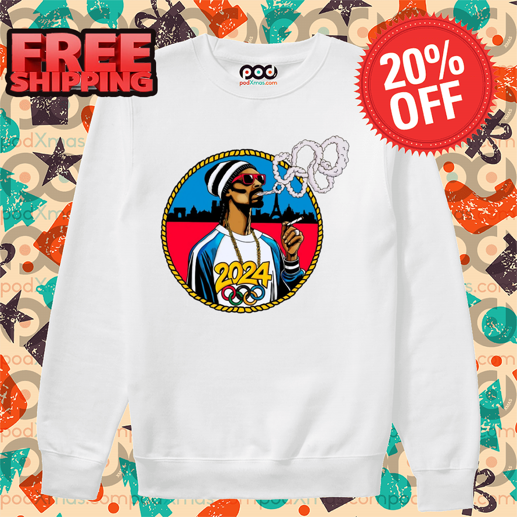 Snoop Dogg At The Olympics 2024 Paris Hold The Biggest Torch Blunt Shirt