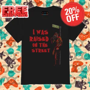 Freddy Krueger I Was Raised On The Street Halloween 2024 Shirt