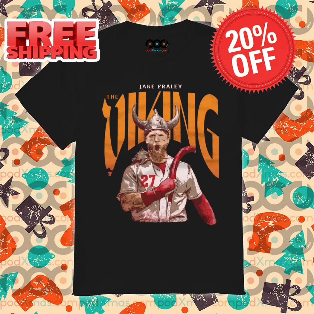 Jake Fraley Cincinnati The Viking WHT Shirt