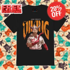 Jake Fraley Cincinnati The Viking WHT Shirt