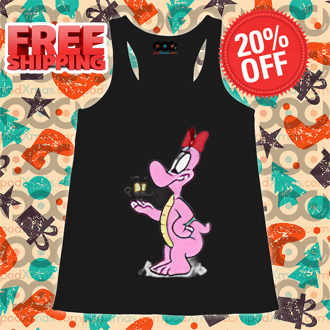 Pink Dinosaur Play With Butterfly Cute 2024 Shirt