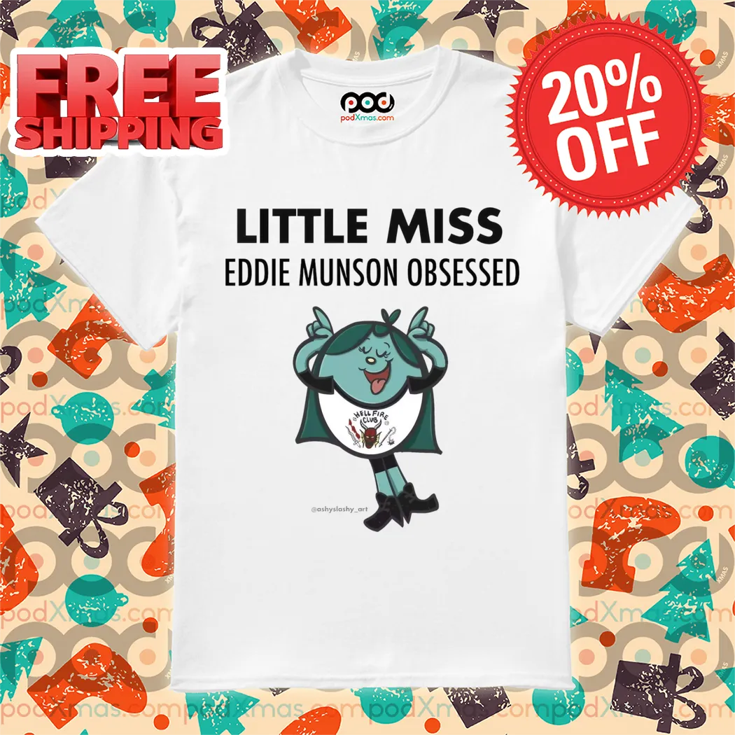 Little Miss Eddie Munson Obsessed 2024 Shirt