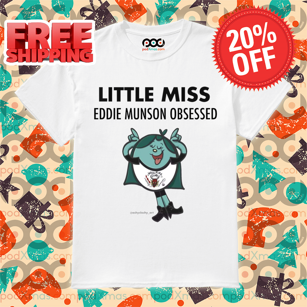 Little Miss Eddie Munson Obsessed 2024 Shirt