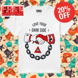 Shake Hand Chain The Good The Bad Love Your Dark Side Shirt