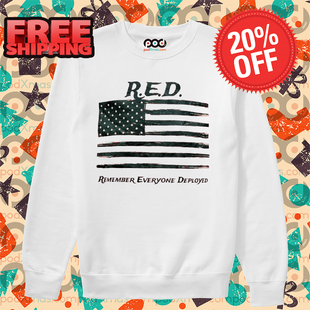 RED Remember Everyone Deployed American Flag Vintage 2024 Shirt