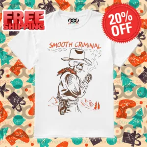 Skeleton Cowboys Smoking Smooth Criminal 2024 Vintage Shirt