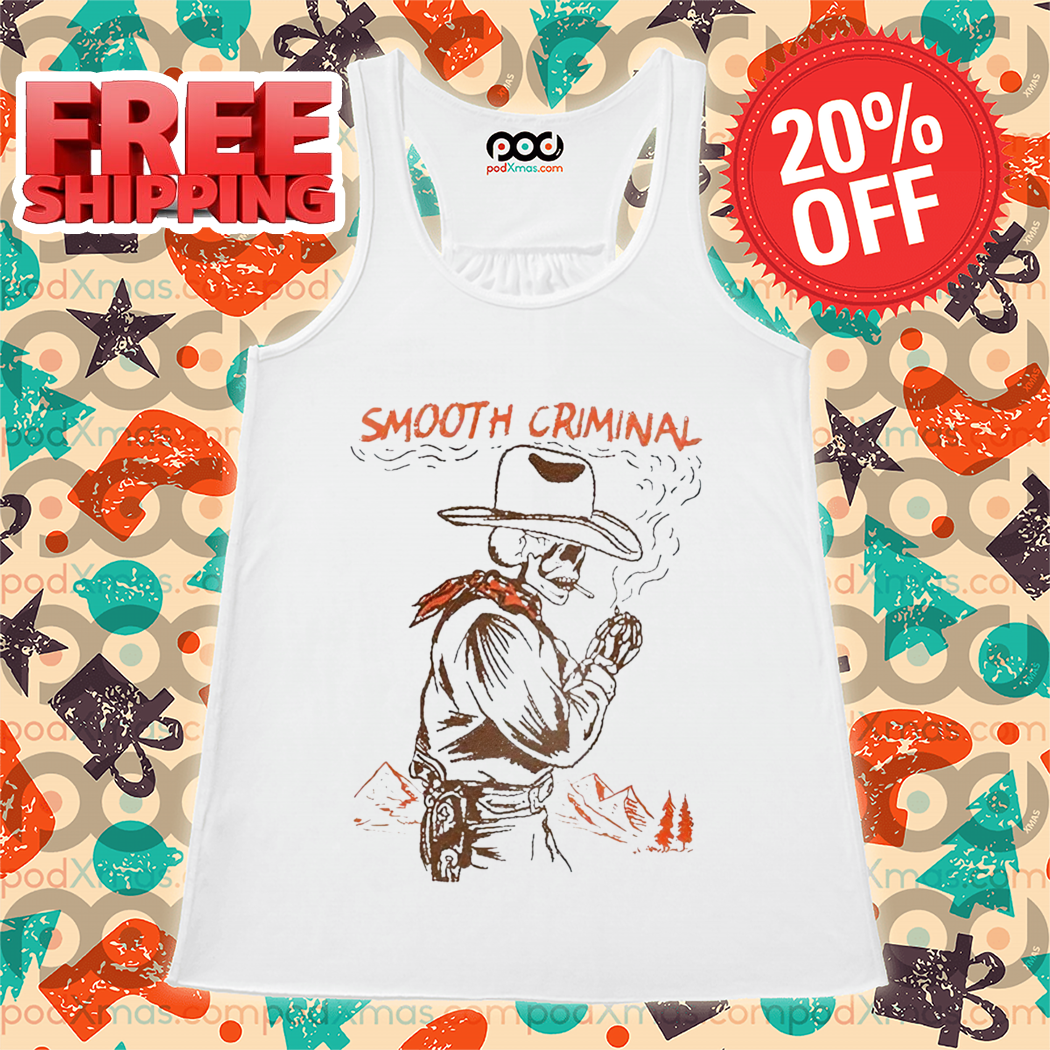 Skeleton Cowboys Smoking Smooth Criminal 2024 Vintage Shirt