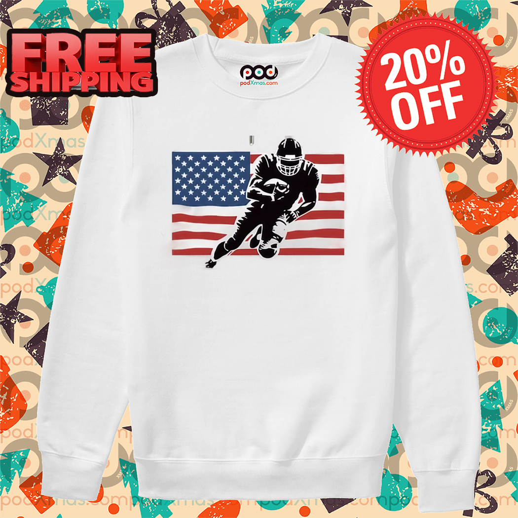 Basketball Player Run American Flag 2024 Shirt