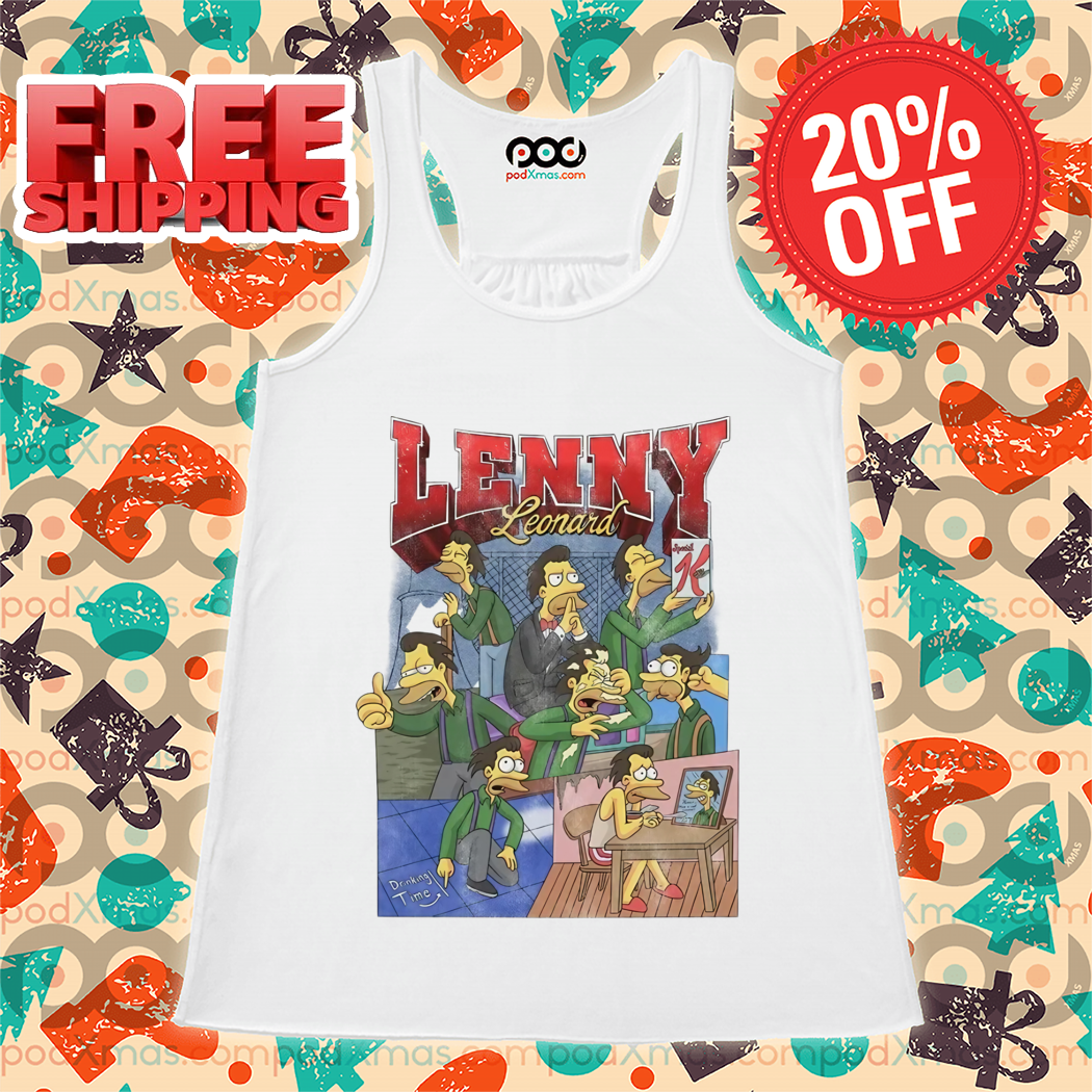 The Simpsons Lenny Leonard Drinking Time 2024 Shirt