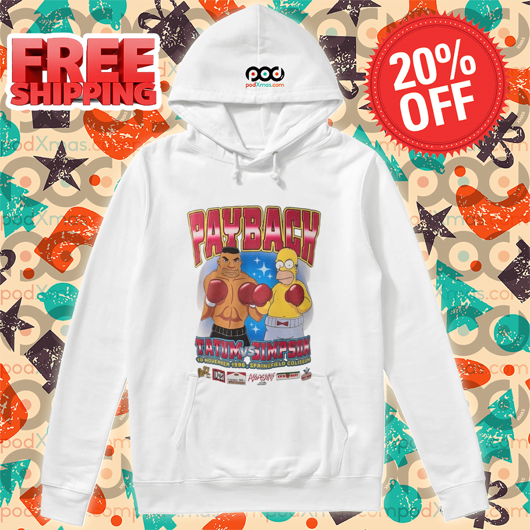 The Simpsons Boxing Payback Tatum vs Simpson 2024 Shirt