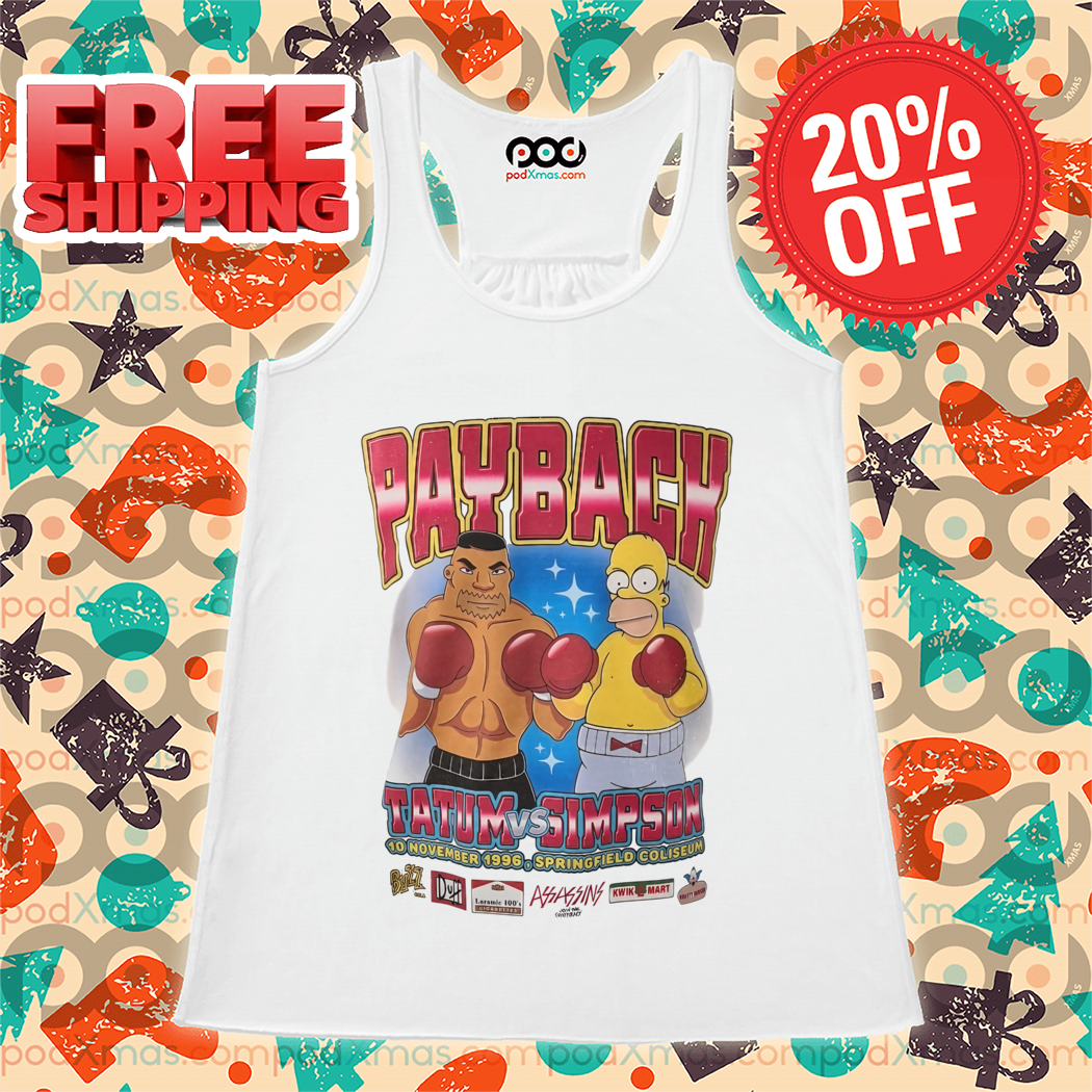 The Simpsons Boxing Payback Tatum vs Simpson 2024 Shirt