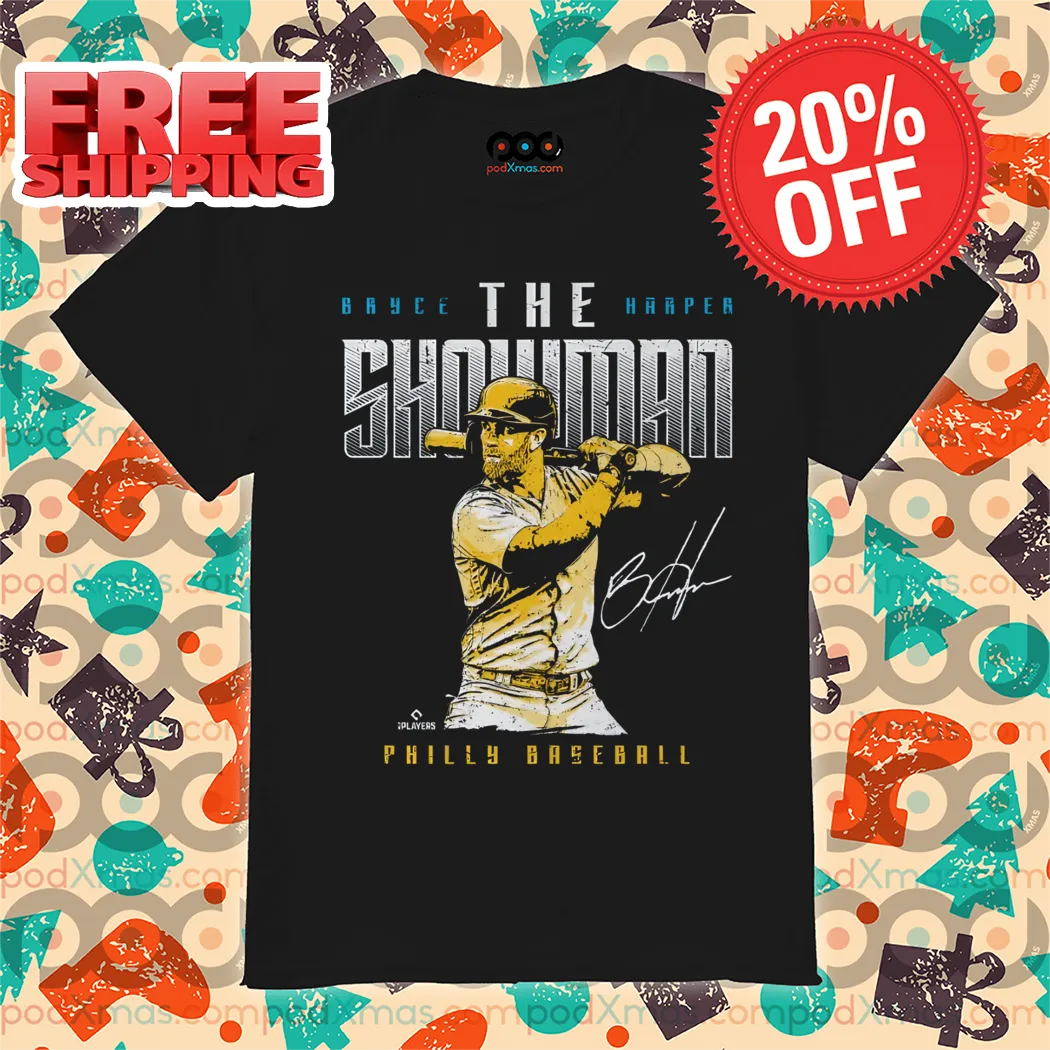 The Showman Bryce Harper Philadelphia Phillies Signature 2024 MLB Vintage Shirt