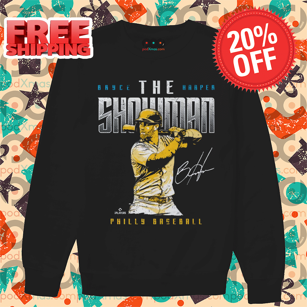 The Showman Bryce Harper Philadelphia Phillies Signature 2024 MLB Vintage Shirt