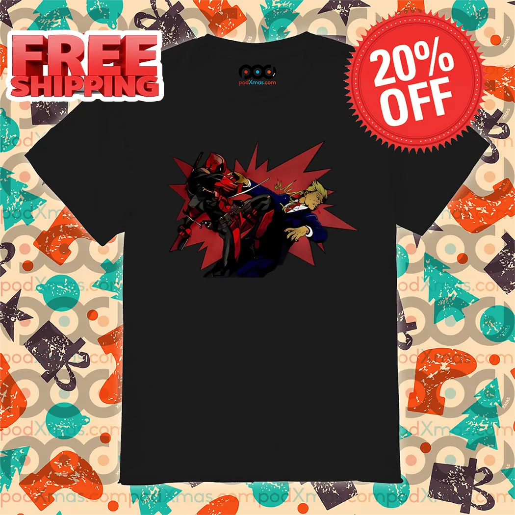 Deadpool Hitting Donald Trump In The Face 2024 Shirt