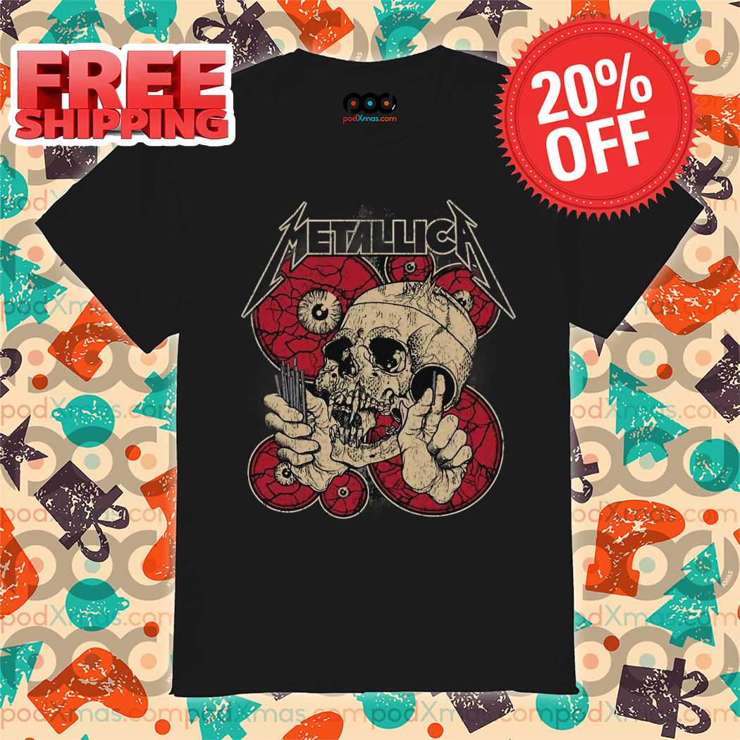 Custom Xmas Gift - Skull Eyes Metallica Vintage 2024 Shirt