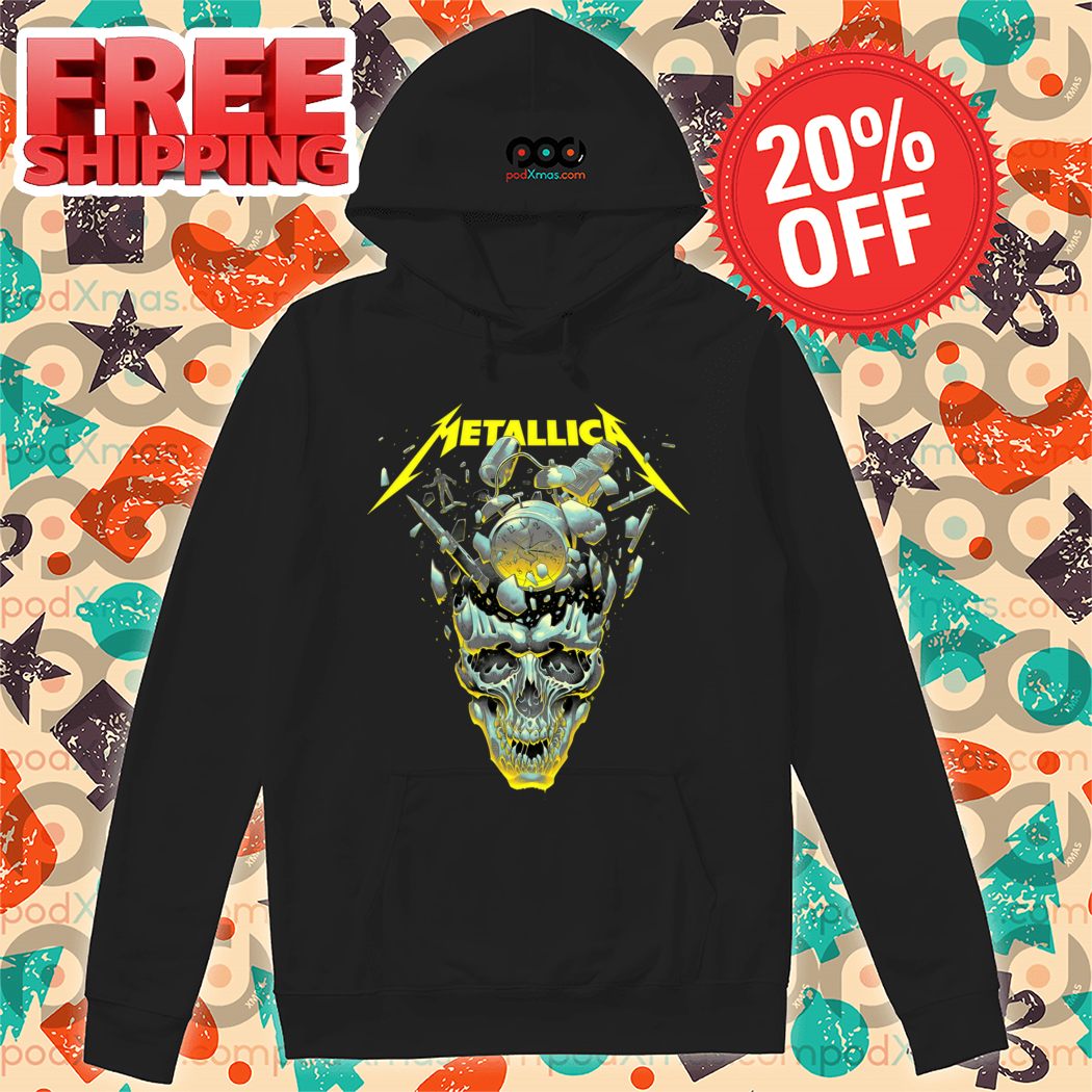 Skull Metallic Rock Band 2024 Shirt