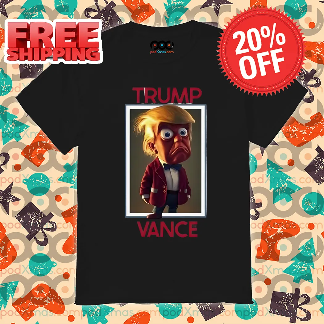 Trump JD Vance Presidential Cartoon 2024 Shirt