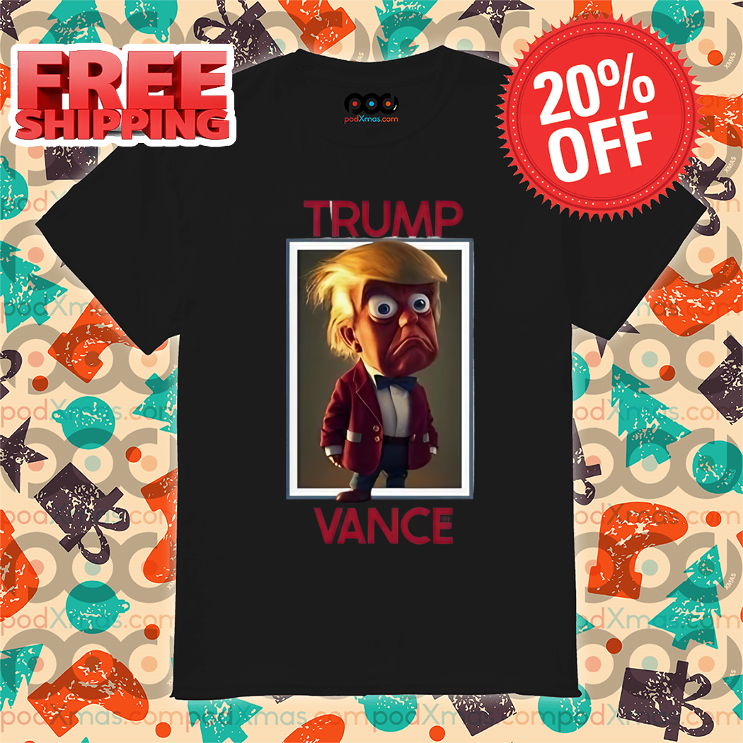 Trump JD Vance Presidential Cartoon 2024 Shirt