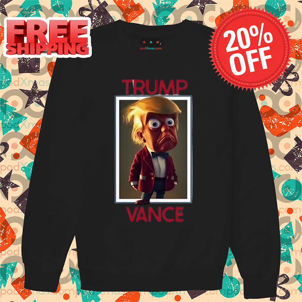 Trump JD Vance Presidential Cartoon 2024 Shirt