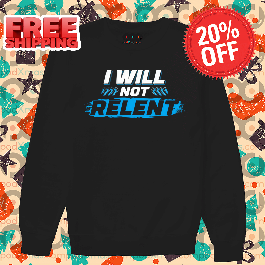 Michael A Gayed Wearing I Will Not Relent Shirt