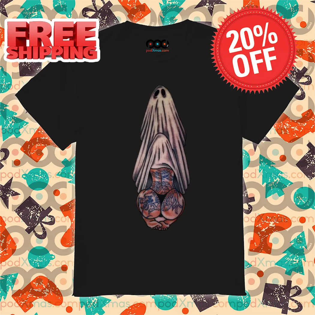 Tattoo Girl Blow Job Ghost Halloween 2024 Shirt