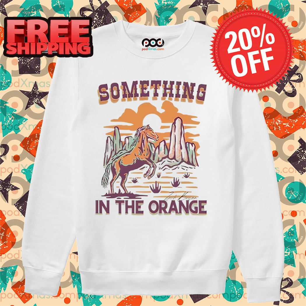 Horse Something In The Orange Zach Bryan Retro Sunset 2024 Shirt