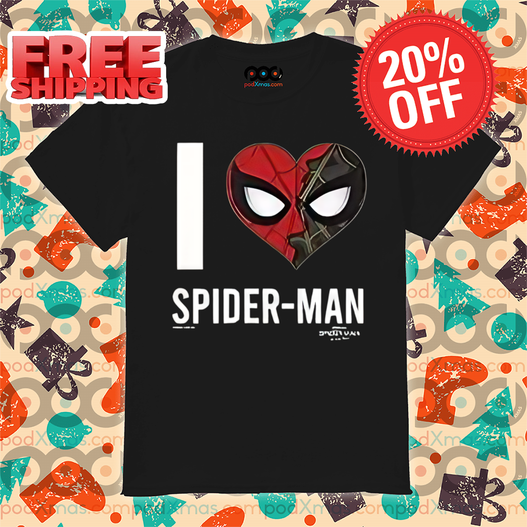 Marvel I Love Spider Man No Way Home Shirt