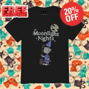 Peanuts Witch Moonlight Nights Vintage 2024 Halloween Shirt