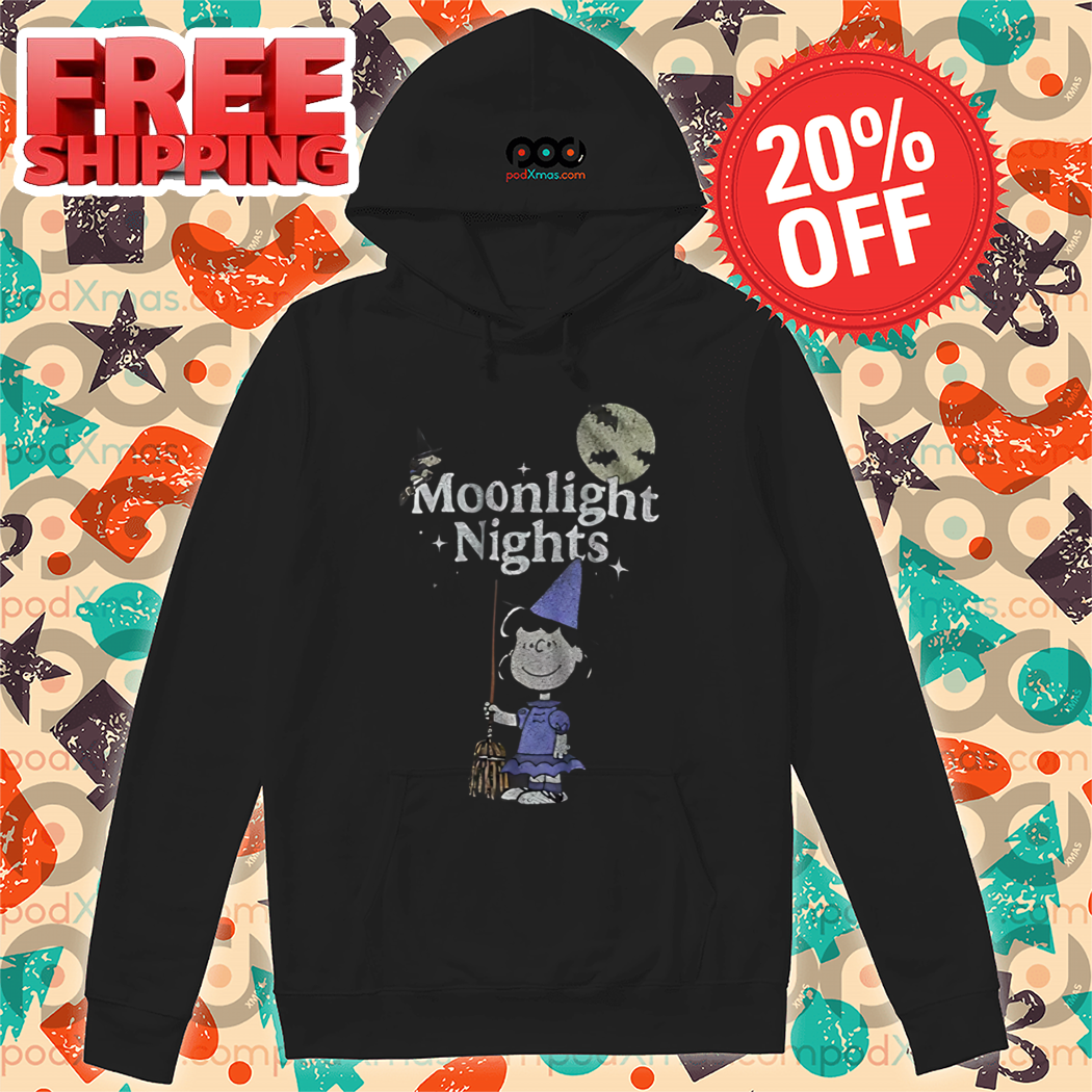 Peanuts Witch Moonlight Nights Vintage 2024 Halloween Shirt
