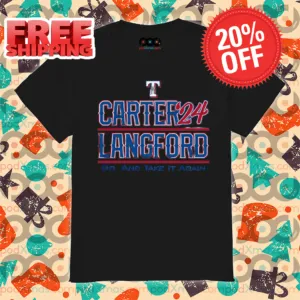 Evan Carter And Wyatt Langford Go And Take It Again Texas Rangers Shirt