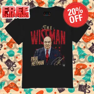 The Wiseman Paul Heyman Pose Signature Shirt
