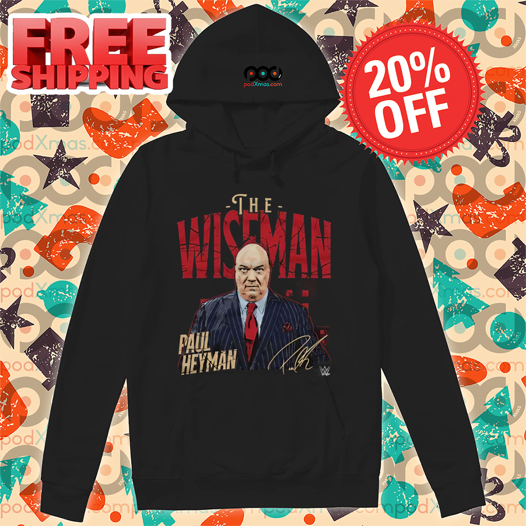 The Wiseman Paul Heyman Pose Signature Shirt