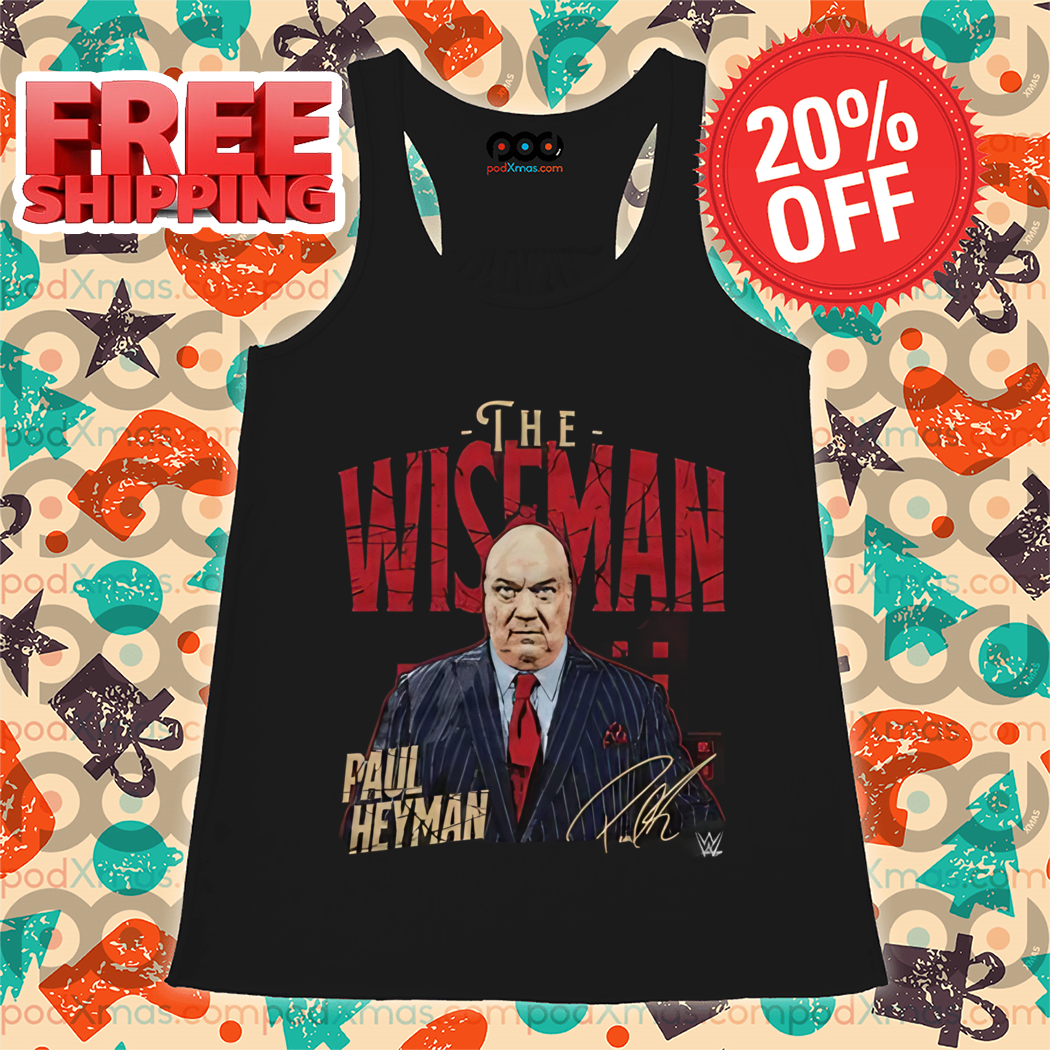 The Wiseman Paul Heyman Pose Signature Shirt